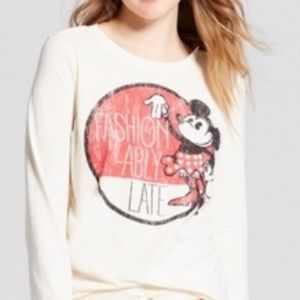 Minnie Mouse Fashionably Late T-Shirt Only